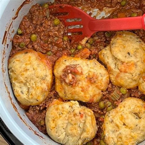 Slow Cooker Minced Beef Cobbler | Recipe This