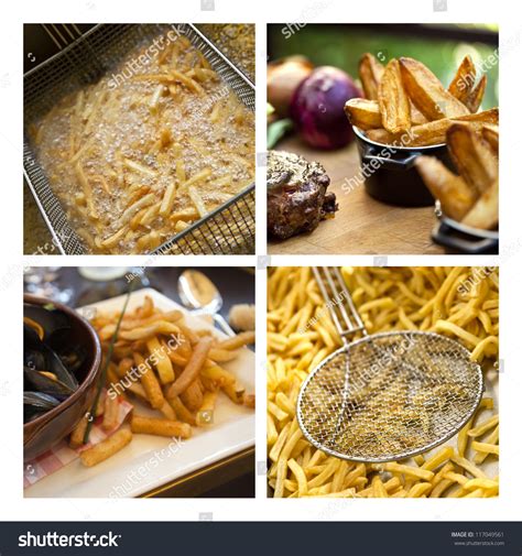 Collage About French Fries Stock Photo 117049561 | Shutterstock