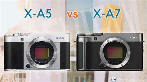 Fujifilm X-A5 vs X-A7 - The 10 main differences - Mirrorless Comparison