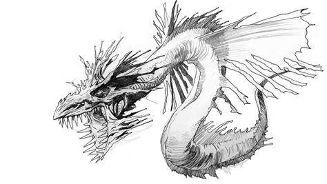 How To Draw Sea Dragon · Extract from Fantastic Creatures and How to Draw Them by Kev Walker ...