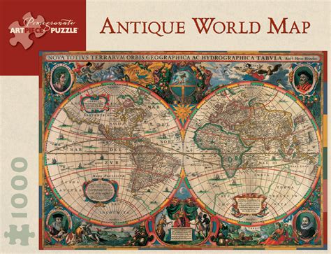 Antique World Map 1,000-piece Jigsaw Puzzle - Where'd You Get That!?, Inc.