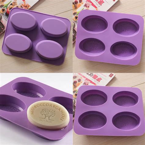 Cake Mould Candle Silicone Molds Soap Making Tools Art Handcraft 4 ...