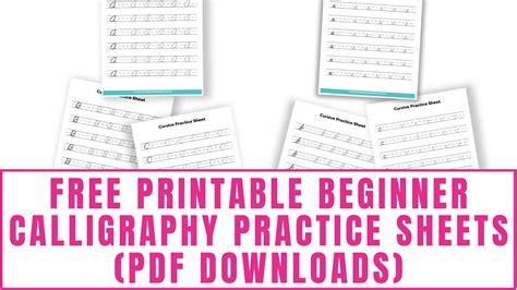 Free Printable Calligraphy Alphabet Practice Sheets | 6b.u5ch.com