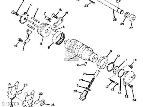 Yamaha RD250 1973 USA parts lists and schematics