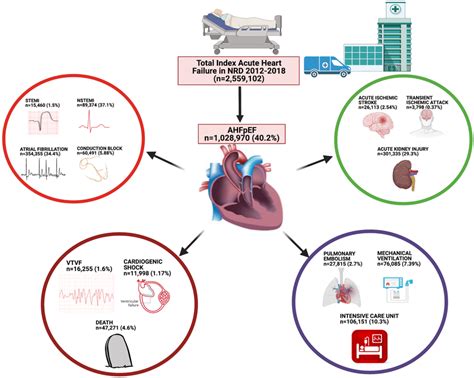 Graphical representation of the complications among acute heart failure... | Download Scientific ...