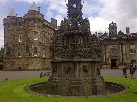 Holyrood Palace, Scottish palace of Queen Elizabeth II, home to the Royal Stewart Family and the ...