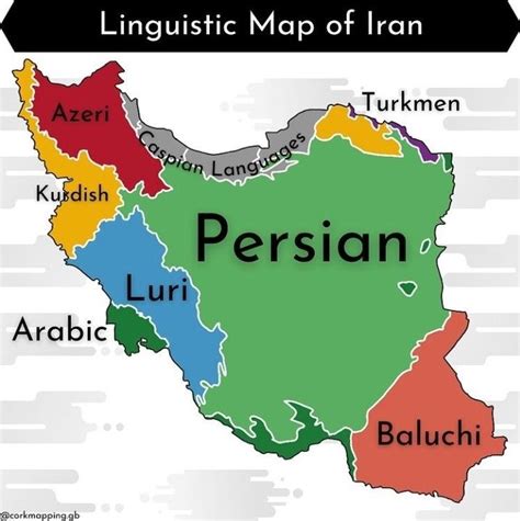 Persian Language Map