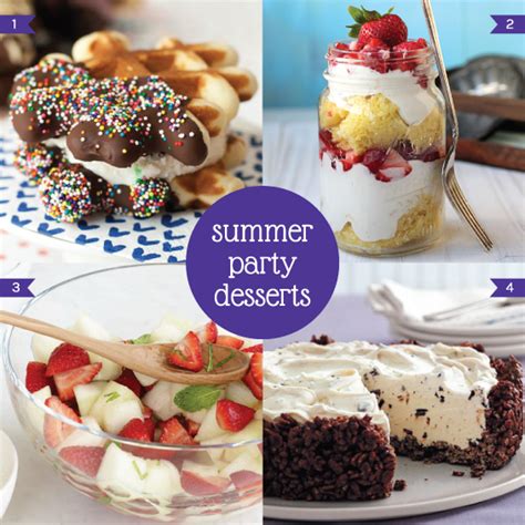 summer party desserts | madebycristinamarie.com