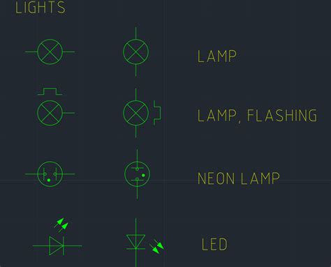 LIGHT SYMBOL | | CAD Block And Typical Drawing For Designers