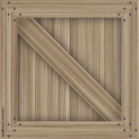 Wooden crate texture, 3D rendering, digital illustration art work ...