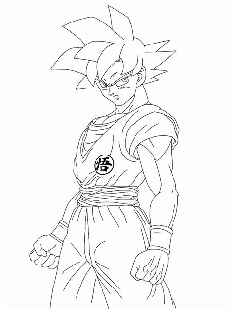 Disegni Da Colorare Goku Super Saiyan God Disegni Hd | The Best Porn Website