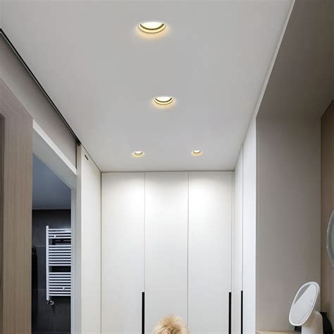 Square Round COB Anti-dazzle Frameless Recessed Ceiling Lights Spotlight Down Light