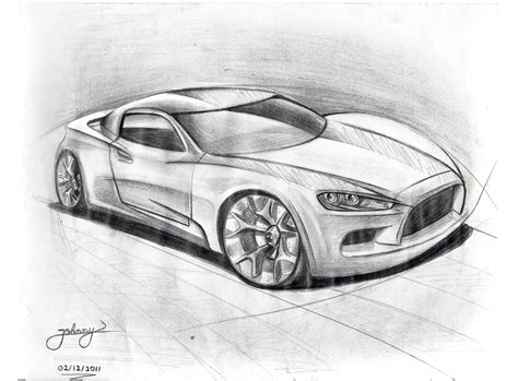 Car Pencil Drawing at PaintingValley.com | Explore collection of Car Pencil Drawing