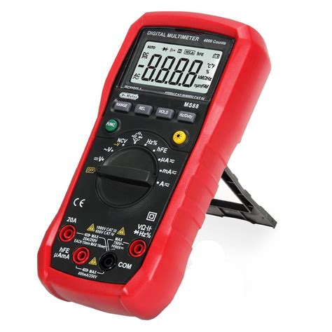 Dr.Meter Backlit Accurate Digital Multimeter Volt Amp Ohm Meter Diode ...