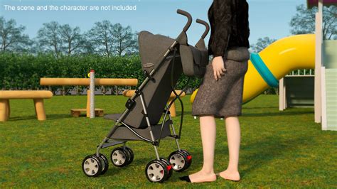 Lightweight Compact Baby Stroller With Bag Model - TurboSquid 2145961