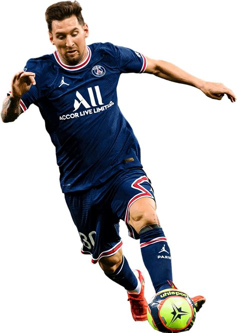 Lionel Messi Paris Saint-Germain football render - FootyRenders