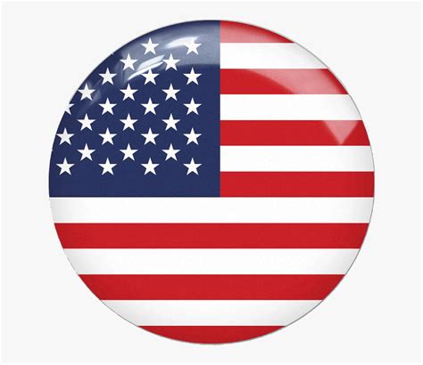 Flag Of Usa Circle Vector, HD Png Download - kindpng