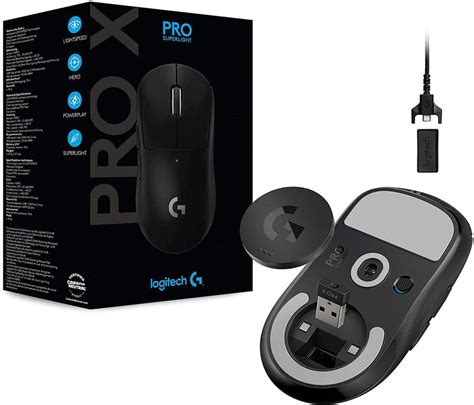 chuột logitech g pro x superlight wireless black