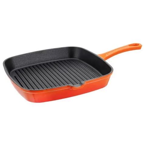 Enamelled Cast Iron Grill Pan - Handy Housewife