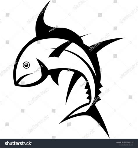 2d Drawing Illustration Fish Stock Vector (Royalty Free) 2161651149 ...