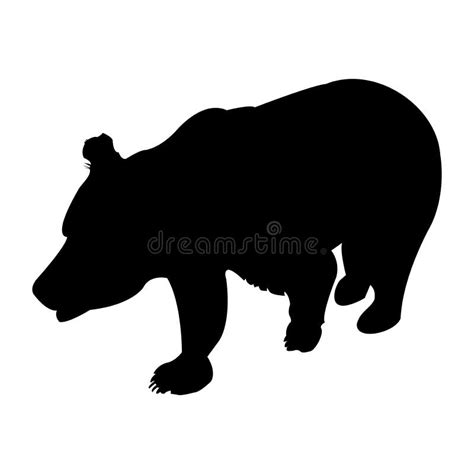 Brown Bear Silhouette Stock Illustrations – 6,313 Brown Bear Silhouette ...