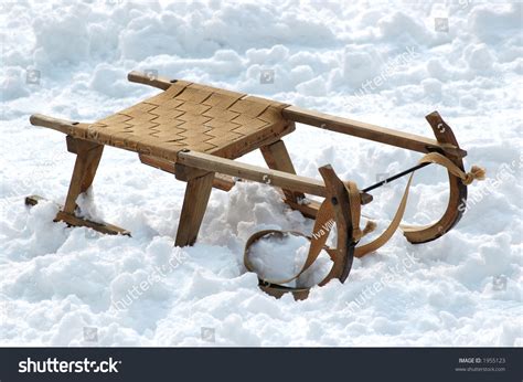 Sleigh In A Snow Stock Photo 1955123 : Shutterstock