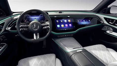 Mercedes shows high-tech interior of redesigned 2024 E-Class