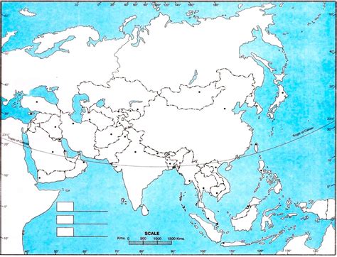 Mapa de Asia: Político y Físico (Mudo y con Nombres) + Países