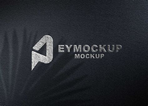 Silver Logo Mockup - Freebies Mockup