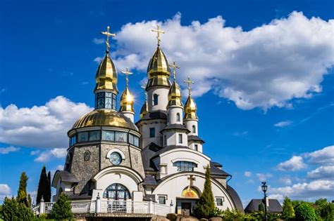 Premium Photo | Christian church cross in high steeple tower for prayer