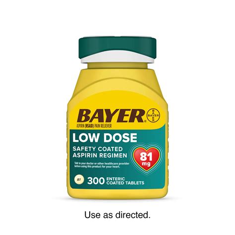 Bayer Low Dose Aspirin Regimen 81mg| Bayer® Aspirin