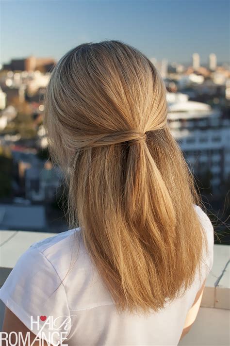 Half-up hairstyle inspiration - Hair Romance