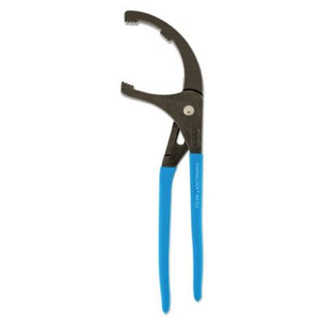 Oil Filter Plier, Curved Jaw, 12 in Long