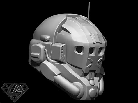 TitanFall 2 Pilot Sci Fi Helmet - 3D Model by LAfactorystore