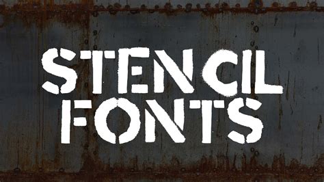 english stencil font | HipFonts