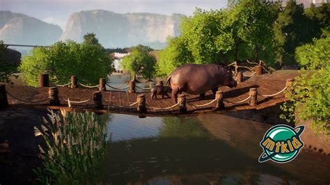 Finishing up Hippo+Flamingo Habitat in Planet Zoo Part 4 - YouTube