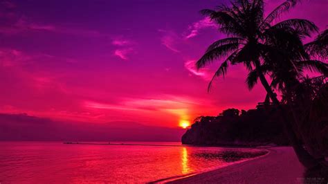 Aesthetic Beach Sunset Wallpapers - Wallpaper Cave