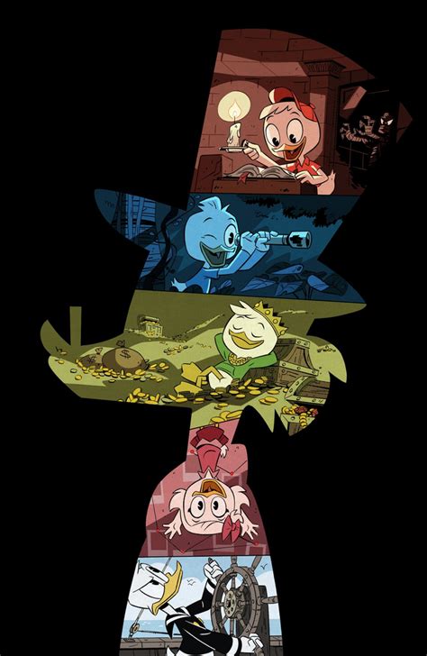 DuckTales 2017 textless poster by rosewitchcat on DeviantArt