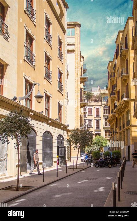 Streets of Downtown Beirut, Lebanon Stock Photo - Alamy