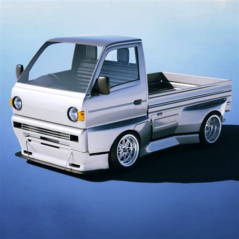 Suzuki Carry Kei Truck 1993 - Free 3D Model by 777angels777