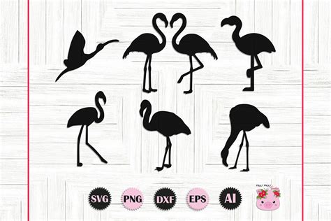 Flamingo Silhouette Flamingo SVG File Graphic by PiggyPiggyGraphics · Creative Fabrica