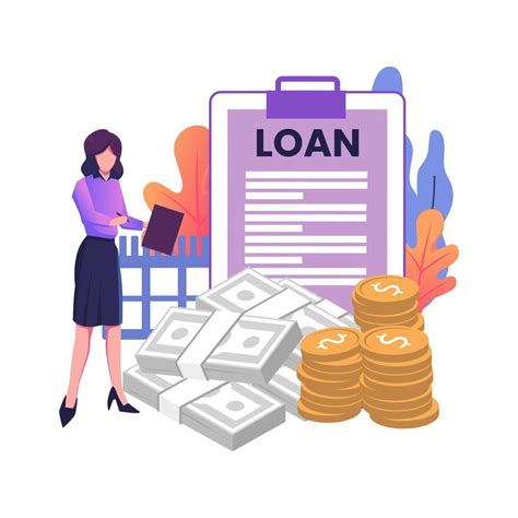 Loan disbursement flat style illustration design 13441496 Vector Art at Vecteezy