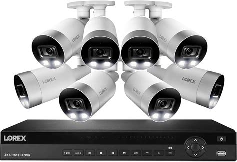 Lorex Sistema de cámara de Seguridad 4K Ultra HD de 3 TB de 16 Canales IP para Interiores y ...