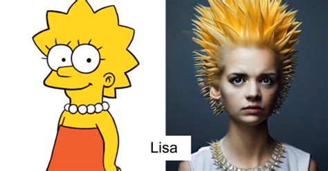 Artist Recreates The Simpsons Characters Realistically Using AI, And The Results Look Cursed (30 ...