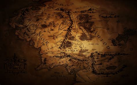 🔥 Free Download Middle Earth Map Wallpaper By Johnnyslowhand by @sherrid | WallpaperSafari