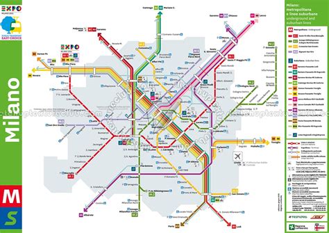 Milan metro map 03127