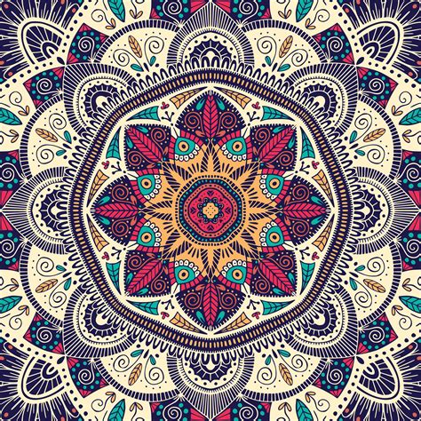 Colorful ornamental floral mandala 691701 Vector Art at Vecteezy