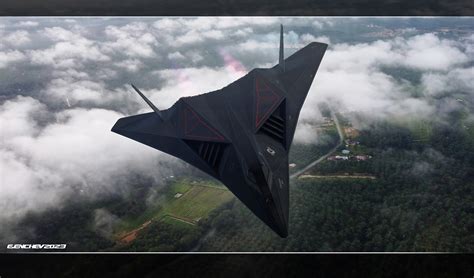 Retro stealth bomber designs on Behance