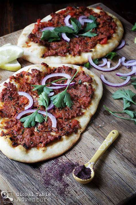 Turkish flatbread pizza with spiced lamb lahmacun – Artofit