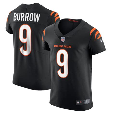 Men's Nike Joe Burrow Black Cincinnati Bengals Vapor Elite Jersey